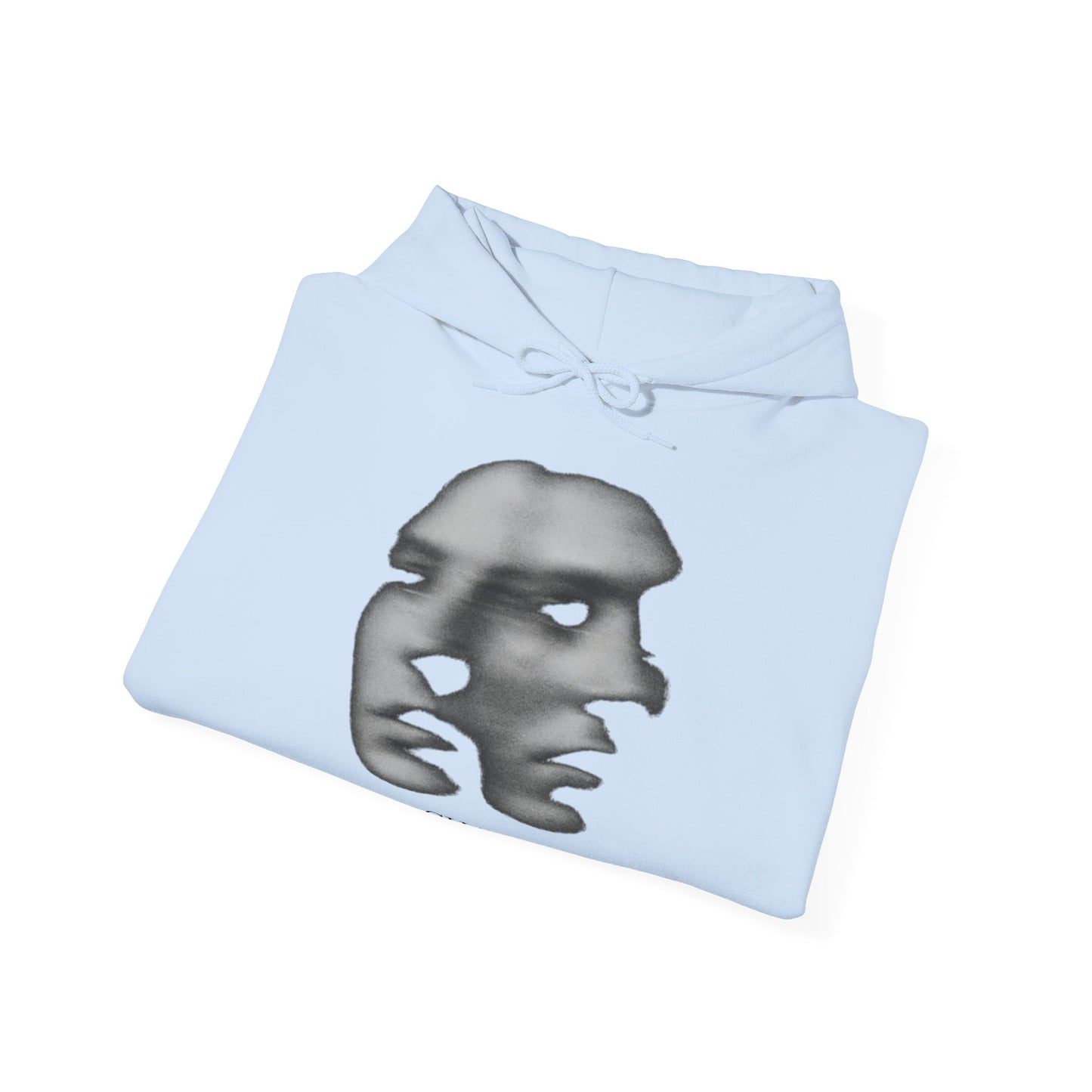 Monochrome Face Hoodie