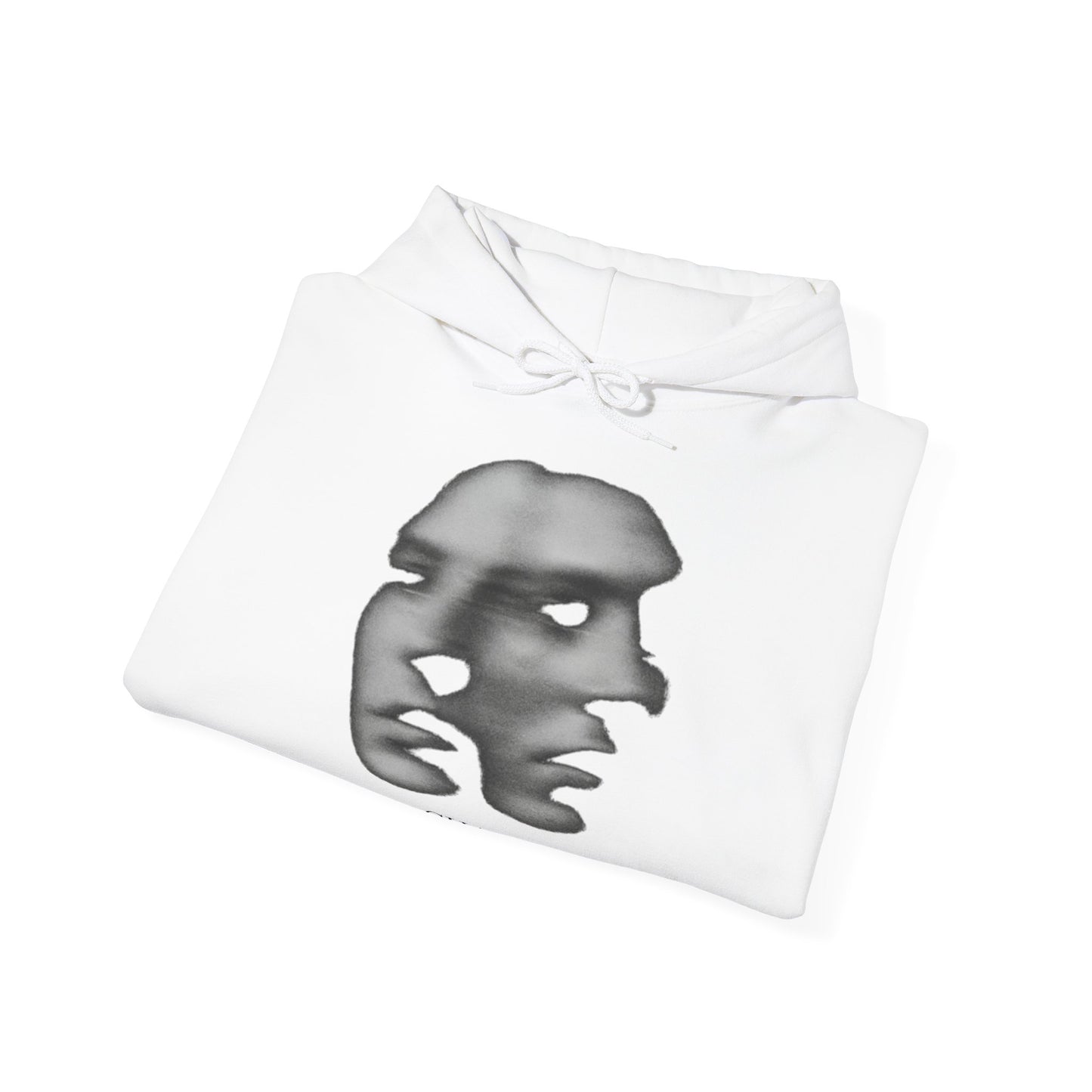 Monochrome Face Hoodie